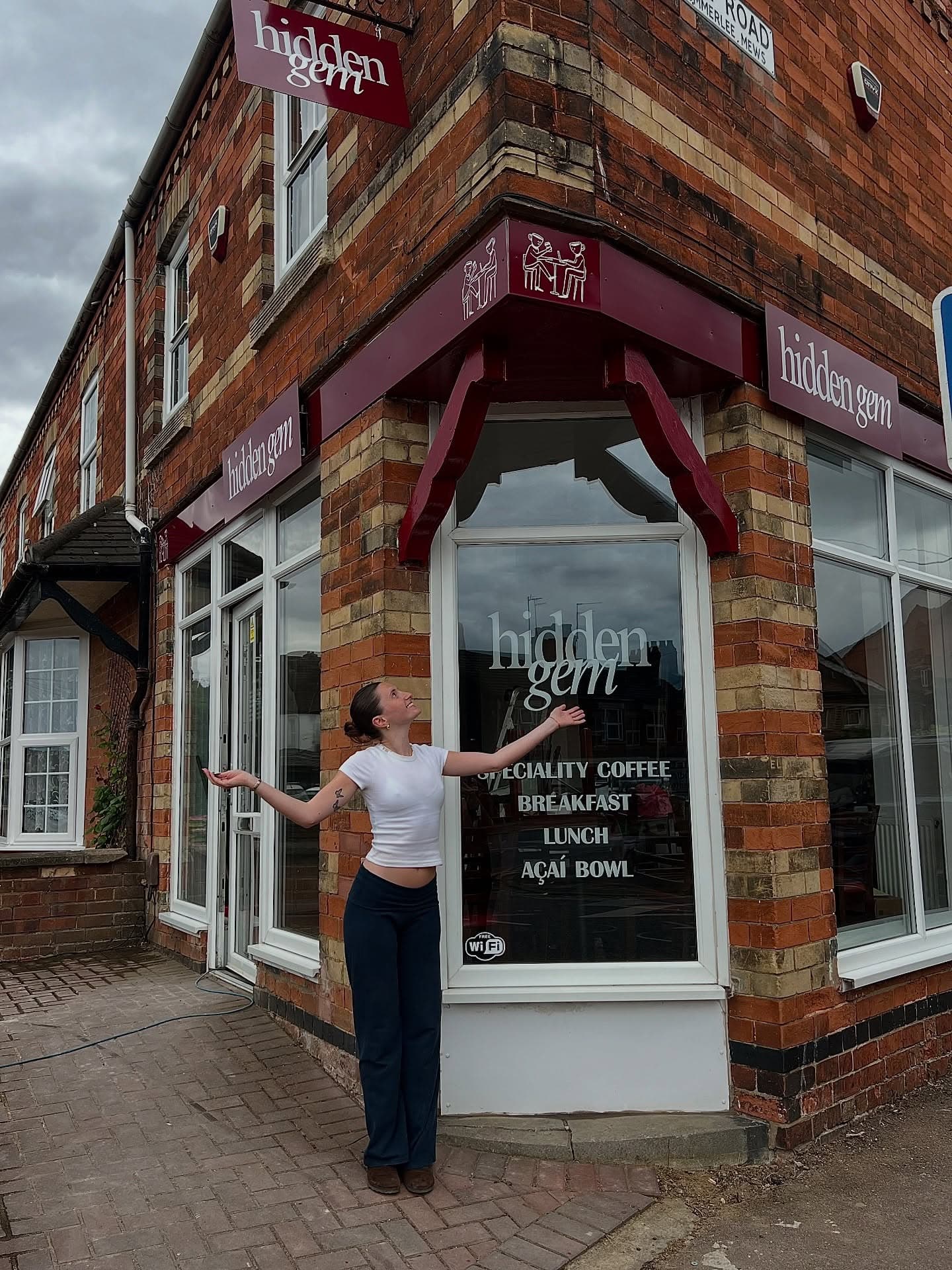 The Hidden Gem shopfront on the corner of Wellingborough Road in Finedon